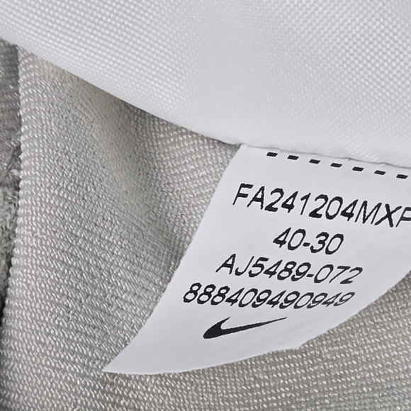 Nike Dri Fit Victory Standard Fit Golf Pants Men Sz 40x30 Light Bone Performance - Picture 10 of 10